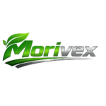 Morivex logo with leaf design